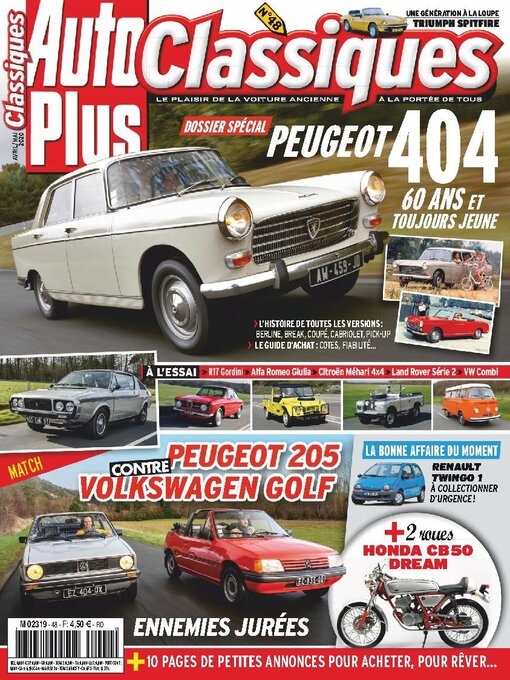 Title details for Auto Plus Classique by Editions Reworld Springer - Available